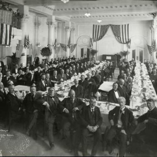 [Second Annual Reunion and Banquet of the scholars who attended Lincoln School during the years 1863-1871. Argonaut Hotel]
