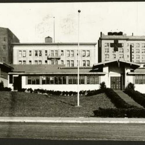 [Hospitality House in Civic Center for selectees and members of the regular Army, Marine Corps and Navy]