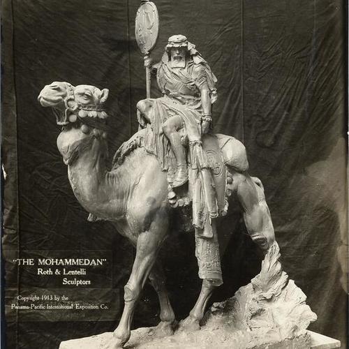 [Sculpture titled "The Mohammedan" from the Panama-Pacific International Exposition]