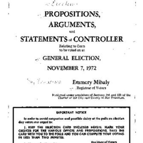 1972-11-07, San Francisco Voter Information Pamphlet