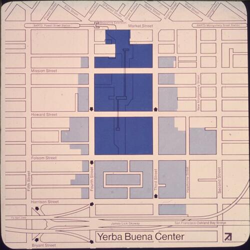 Yerba Buena Center map