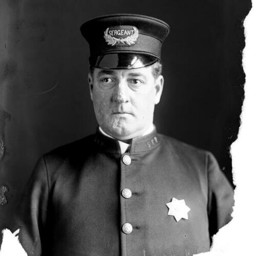 [San Francisco Police Detective Sergeant Ed Gibson, badge number 23]