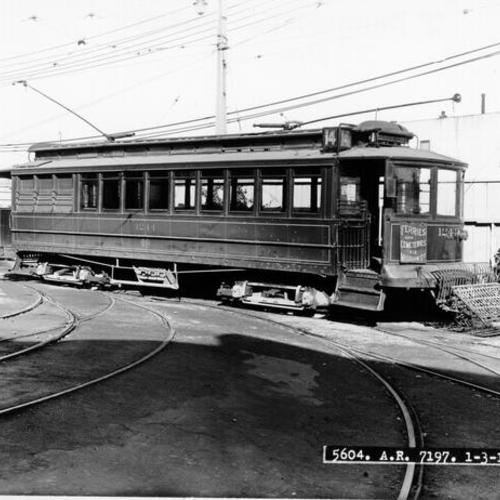 [United Railroad streetcar number 1244 on 14 Daly City line]
