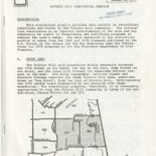 Potrero Hill Statistical Profile; San Francisco Department of City Planning; (p. 1 of 12); January 29, 1977