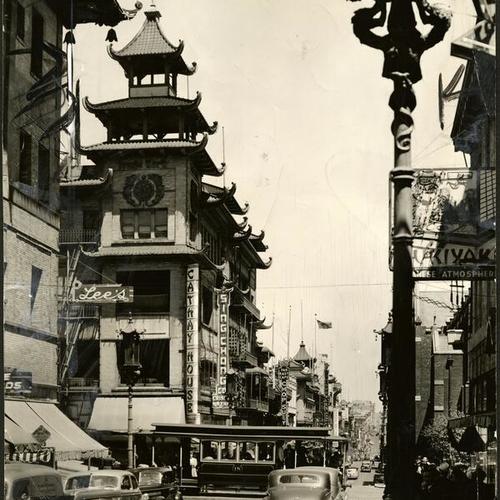 [Chinatown district on Grant avenue]