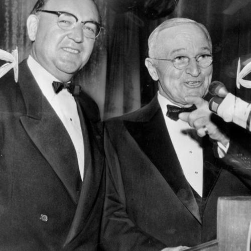 [Harry S. Truman endorses Edmund G. Brown for governor of California]