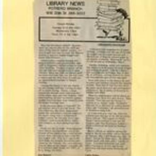 Library News from Potrero View May 1989