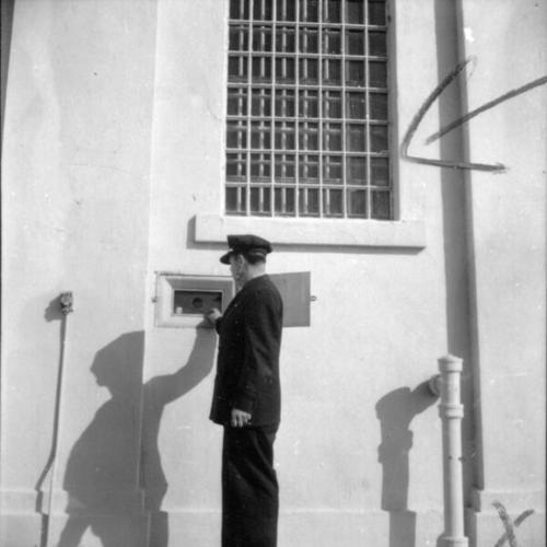 [Guard at Alcatraz Prison]