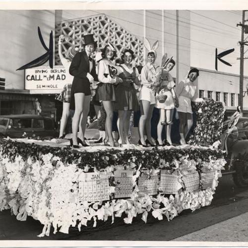 [City College of San Francisco float in Mardi Gras Parade]