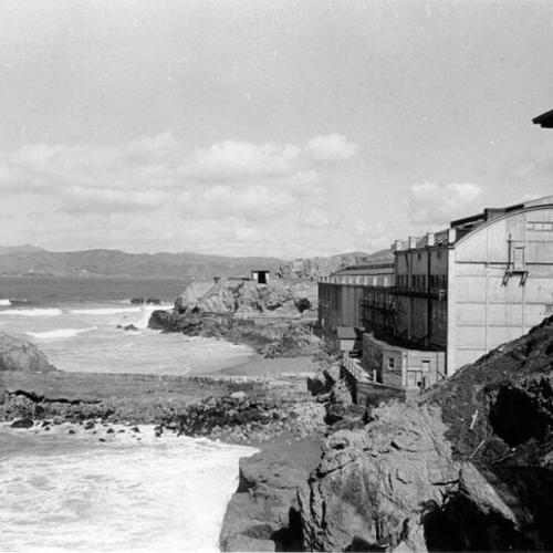 [Exterior of Sutro Baths, south west rear]