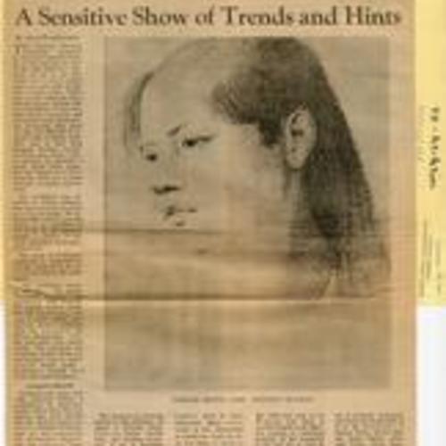 A Sensitive Show of Trends and Hints, Pamphlet File, December28, 1969.