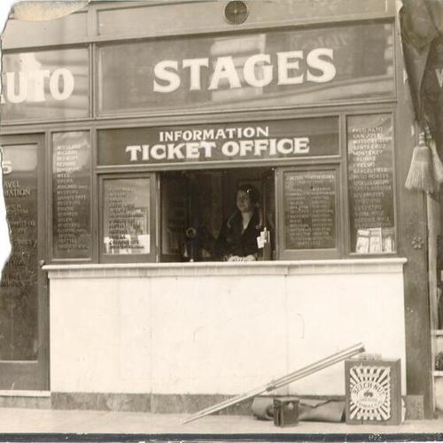 [Pickwick Stages information and ticket office]