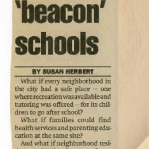 Plan for 'beacon' schools