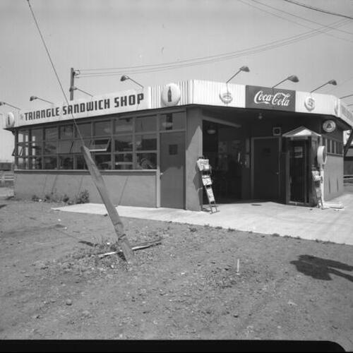 [Corner of 16th Street and 3rd Street, The Triangle Sandwich Shop]