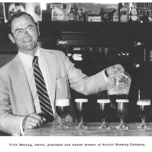 Fritz Maytag, owner, president and master brewer of Anchor Brewing Company