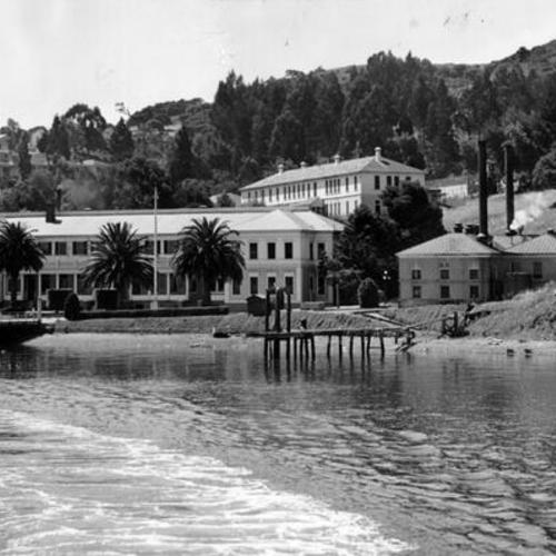 [Administration building on Angel Island]