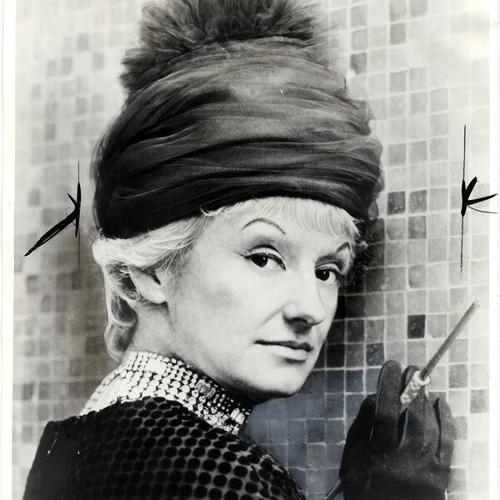 [Comedienne Phyllis Diller]
