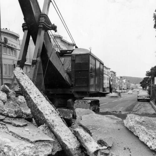 [Construction on Bay Street and Van ness Avenue]