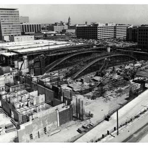 [Construction of Moscone Convention Center]