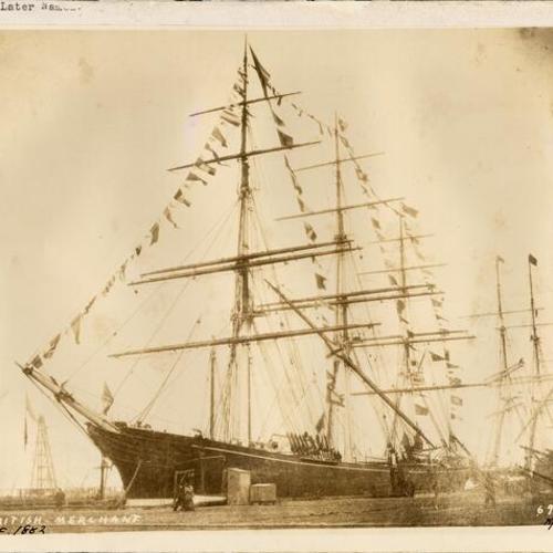 [Iron sailing ship - British merchant]