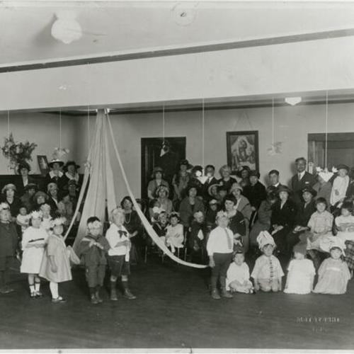 [A performance or celebration with children at a church on Post Street]