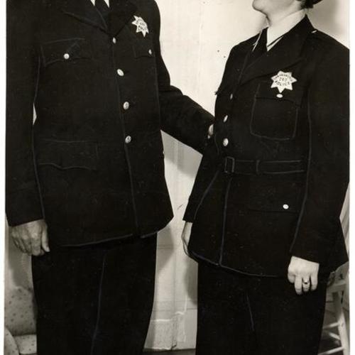 [Patrolman Michael O'Malley and Traffic Policewoman Mary O'Malley]