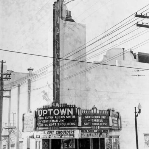 [Exterior of the Uptown Theater]