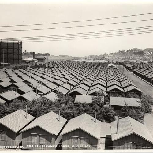 S.F. Red Cross & Relief, No. 1, Relief Camp 8 - Lobos, July 28, 1907