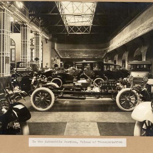 In the Automobile Section, Palace of Transportation