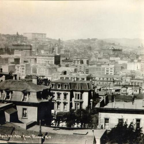 [View of San Francisco, looking northwest from Rincon Hill]