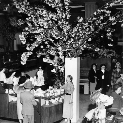 [Fourth annual flower show at Macy's]
