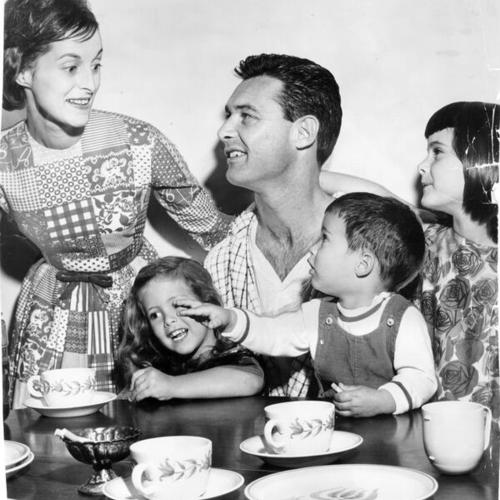 [George Moscone and family]