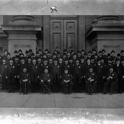 [Group of San Francisco Police officers, Company A, 2nd Divison]