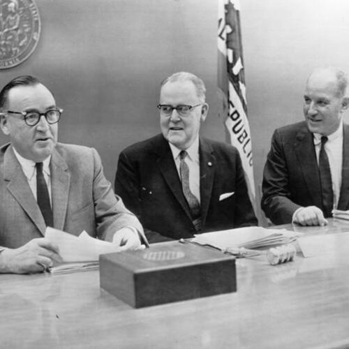 [Governor Brown at the first meeting of his Business Advisory Council]