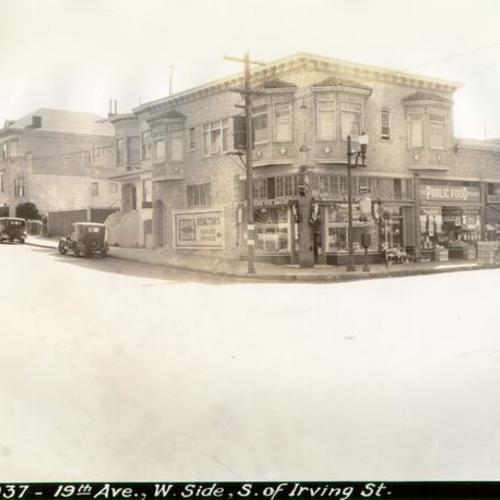 [West side of 19th Avenue, south of Irving Street]