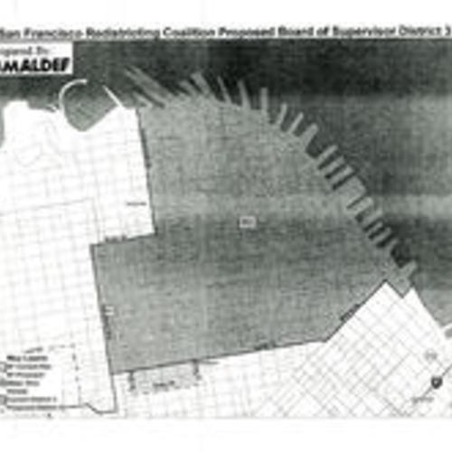 San Francisco Redistricting Coalition Proposed Board of Supervisor Districts - 3-28-02 (4 of 11)