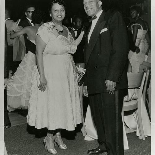 [Beulah and Sidney at a charity dance in downtown]