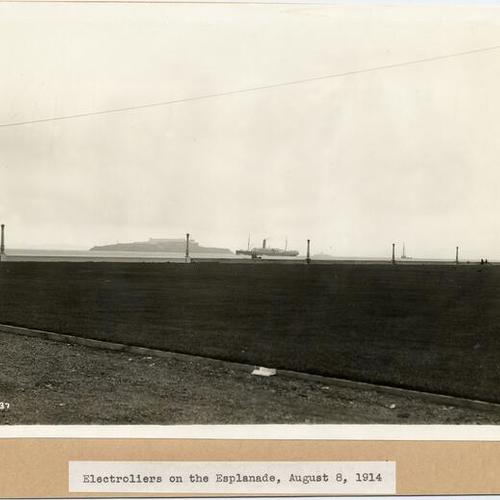Electroliers on the Esplanade, August 8, 1914