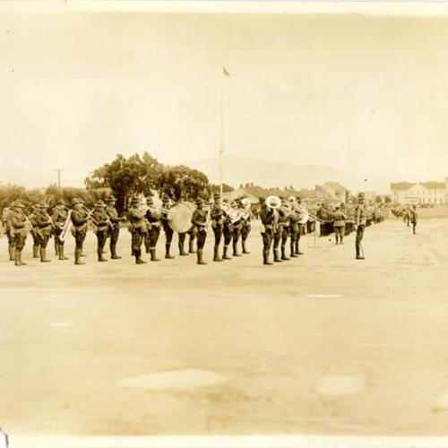 [Thirtieth Infantry Band at the Presidio of San Francisco]