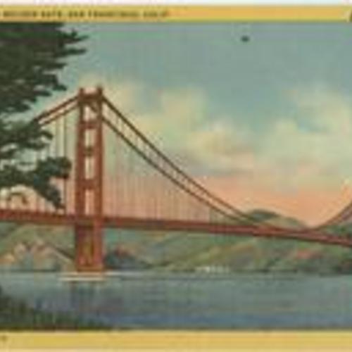 [Bridging the Golden Gate, San Francisco, Calif.]