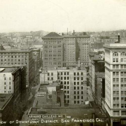 View of Downtown District., San Francisco, Cal