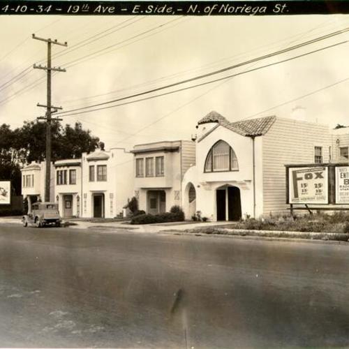 [East side of 19th Avenue, north of Noriega Street]