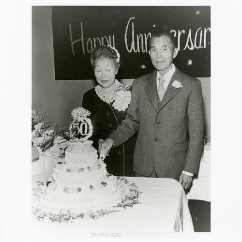 [50th wedding anniversary of Saichi and Matsuyo]