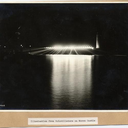 Illumination from Scintillators on Morro Castle