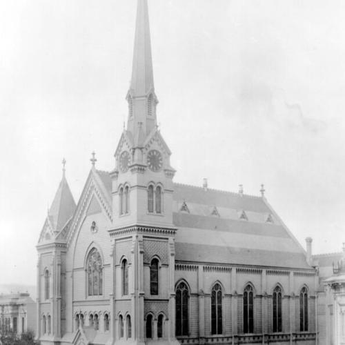 [Grace Methodist Episcopal Church, northwest corner of Twenty-first and Capp streets. 1866]