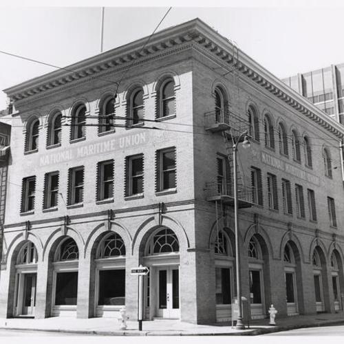 [National Maritime Union building at Sacramento and Drumm streets]