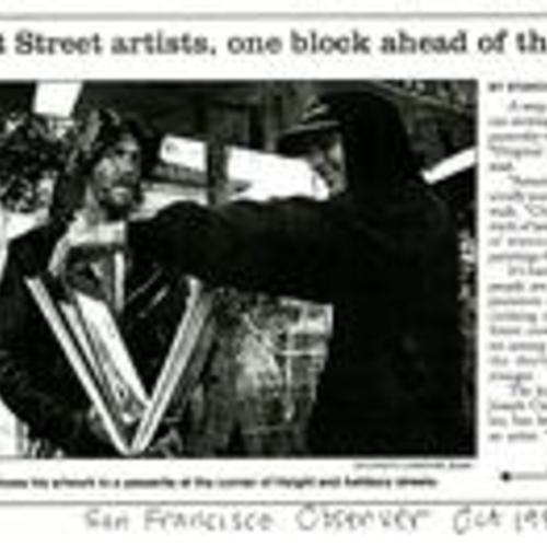 Haight Street Artists..., SF Observer, Oct. 1998, 1 of 3