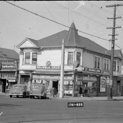 [800 Irving Street at 9th Avenue, Reliable Drug, Schilling Hardware]