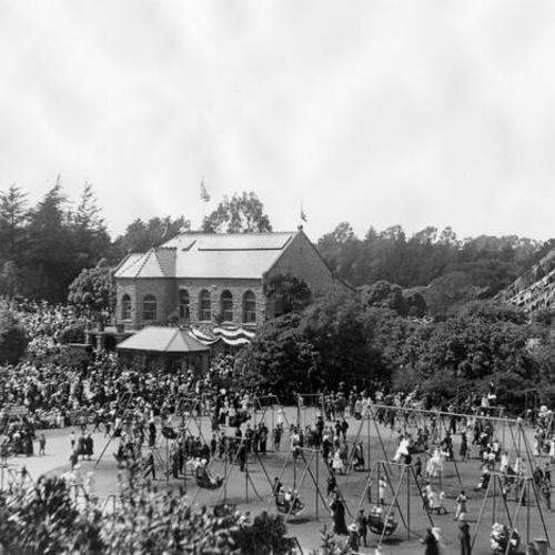[May Day, Children's Playground in Golden Gate Park, May 1, 1912]