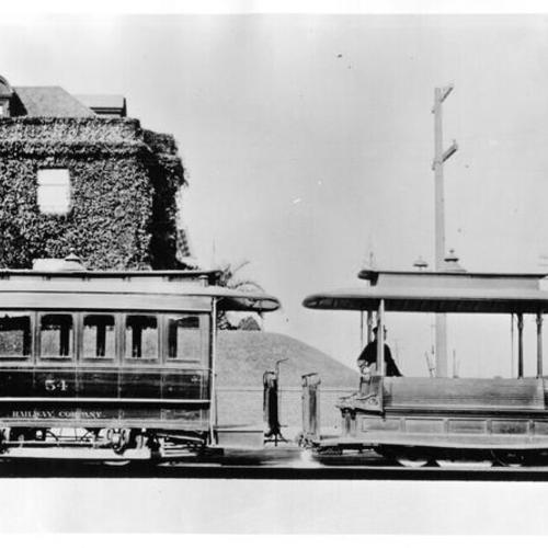 [Pacific Avenue line cable car of the Market Street Railway Company]